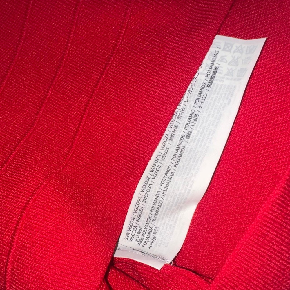 MNG Basics by Mango fitted red dress - Picture 5 of 8